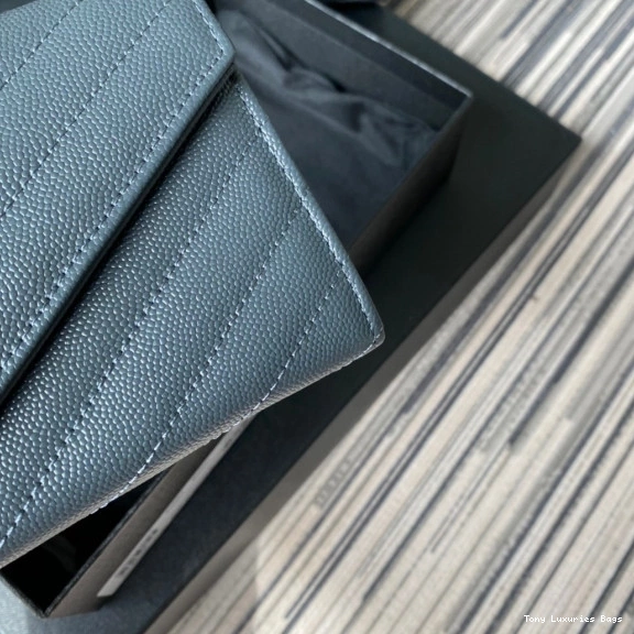 Tony Luxuries MONOGRAM LARGE FLAP WALLET YSL 0728